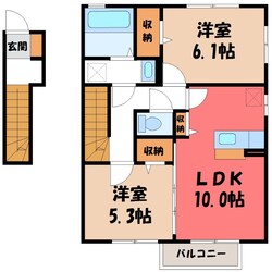 エルヴィレッジ Cの物件間取画像